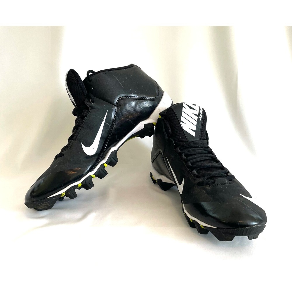 Nike Alpha Mens Size 10 Football Cleats Sneaker Black